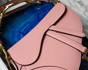 DIOR SADDLE BAG BLUSH M0446 SIZE 25.5 x 20 x 6.5 CM - 3