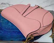 DIOR SADDLE BAG BLUSH M0446 SIZE 25.5 x 20 x 6.5 CM - 4