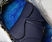 DIOR SADDLE BAG INDIGO BLUE M0446 SIZE 25.5 x 20 x 6.5 CM - 4