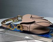 DIOR SADDLE BAG WARM TAUPE M0446 SIZE 25.5 x 20 x 6.5 CM - 3