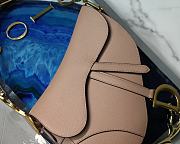 DIOR SADDLE BAG WARM TAUPE M0446 SIZE 25.5 x 20 x 6.5 CM - 4
