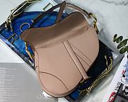 DIOR SADDLE BAG WARM TAUPE M0446 SIZE 25.5 x 20 x 6.5 CM - 6