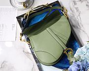 DIOR SADDLE BAG WILLOW GREEN M0446 SIZE 25.5 x 20 x 6.5 CM - 3