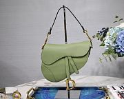 DIOR SADDLE BAG WILLOW GREEN M0446 SIZE 25.5 x 20 x 6.5 CM - 5