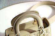 LADY DIOR MY ABCDIOR BAG BEIGE M0538 SIZE 20 x 16.5 x 8 CM - 2