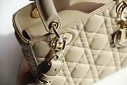 LADY DIOR MY ABCDIOR BAG BEIGE M0538 SIZE 20 x 16.5 x 8 CM - 3
