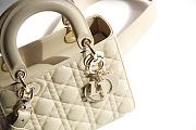 LADY DIOR MY ABCDIOR BAG BEIGE M0538 SIZE 20 x 16.5 x 8 CM - 4
