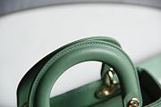 LADY DIOR MY ABCDIOR BAG GREEN M0538 SIZE 20 x 16.5 x 8 CM - 6