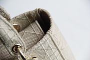 DIOR MEDIUM LADY D-LITE BAG BEIGE M0565 SIZE 24 x 20 x 11 CM - 5
