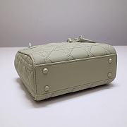 MINI ULTRAMATTE LADY DIOR BAG AVOCADO GREEN M0505 SIZE 17 x 15 x 7 CM - 2