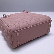 MINI ULTRAMATTE LADY DIOR BAG NUDE PINK M0505 SIZE 17 x 15 x 7 CM - 2