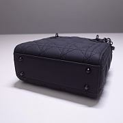 MINI ULTRAMATTE LADY DIOR BAG INDIGO BLUE M0505 SIZE 17 x 15 x 7 CM - 6