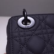 MINI ULTRAMATTE LADY DIOR BAG INDIGO BLUE M0505 SIZE 17 x 15 x 7 CM - 3