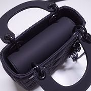 MINI ULTRAMATTE LADY DIOR BAG INDIGO BLUE M0505 SIZE 17 x 15 x 7 CM - 2