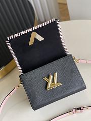 LOUIS VUITON TWIST MM BLACK M57318 SIZE 23 x 17 x 9.5 cm - 4