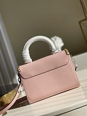 LOUIS VUITON TWIST MM POWDER PINK M57318 SIZE 23 x 17 x 9.5 cm - 4