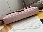 FENDI BAGUETTE PINK LEATHER 8BR600 SIZE 26 x 4 x 14 CM - 4