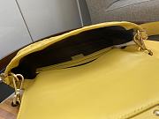 FENDI BAGUETTE YELLOW LEATHER 8BR600 SIZE 26 x 4 x 14 CM - 4