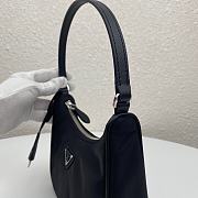 PRADA RE-EDITION 2005 RE-NYLON MINI BLACK 1NE204 SIZE 23x13x5 CM - 5