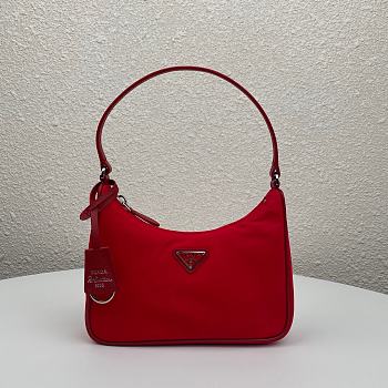 PRADA RE-EDITION 2005 RE-NYLON MINI RED 1NE204 SIZE 23x13x5 CM