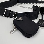 PRADA RE-EDITION 2005 RE-NYLON BAG BLACK SIZE22CM - 3