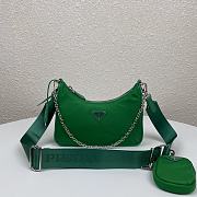 PRADA RE-EDITION 2005 RE-NYLON BAG GREEN 1BH204_R064 SIZE 22x12x6 CM - 1