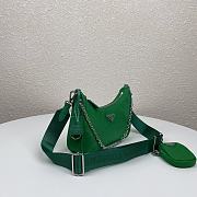 PRADA RE-EDITION 2005 RE-NYLON BAG GREEN 1BH204_R064 SIZE 22x12x6 CM - 6
