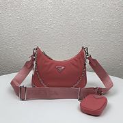 PRADA RE-EDITION 2005 RE-NYLON BAG LIGHT PINK 1BH204_R064 SIZE 22x12x6 CM - 1
