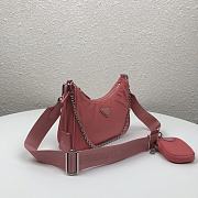 PRADA RE-EDITION 2005 RE-NYLON BAG LIGHT PINK 1BH204_R064 SIZE 22x12x6 CM - 2