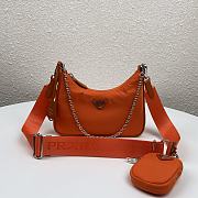 PRADA RE-EDITION 2005 RE-NYLON BAG ORANGE 1BH204_R064 SIZE 22x12x6 CM - 1