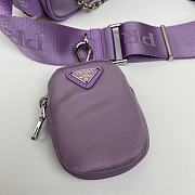 PRADA RE-EDITION 2005 RE-NYLON BAG PURPLE 1BH204_R064 SIZE 22x12x6 CM - 4