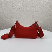PRADA RE-EDITION 2005 RE-NYLON BAG RED 1BH204_R064 SIZE 22x12x6 CM - 5