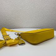 PRADA RE-EDITION 2005 RE-NYLON BAG YELLOW 1BH204_R064 SIZE 22x12x6 CM - 4