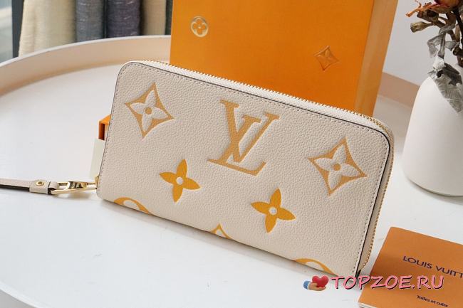 LV ZIPPY WALLET M80402 SIZE 19.5 x 10.5 x 2.5 CM - 1