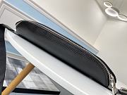 LV SUPREME BUM BAG BLACK M41810 24CM - 6