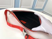LV SUPREME BUM BAG RED M41810 24CM - 6