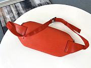 LV SUPREME BUM BAG RED M41810 24CM - 5