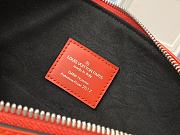 LV SUPREME BUM BAG RED M41810 24CM - 4