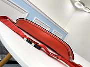 LV SUPREME BUM BAG RED M41810 24CM - 3