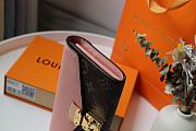 LV PALLAS WALLET ROSE M58414 SIZE 19 x 10 CM - 6