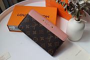 LV PALLAS WALLET ROSE M58414 SIZE 19 x 10 CM - 5