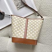 CELINE MEDIUM BUCKET WHITE 191132 SIZE 33 x 27 x 17 CM - 4