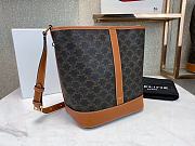 CELINE MEDIUM BUCKET TAN 191132 SIZE 33 x 27 x 17 CM - 4