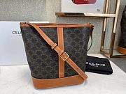 CELINE MEDIUM BUCKET TAN 191132 SIZE 33 x 27 x 17 CM - 3