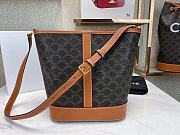 CELINE MEDIUM BUCKET TAN 191132 SIZE 33 x 27 x 17 CM - 2