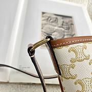 CELINE SMALL BUCKET WHITE 191442 SIZE 20 × 22 × 13 CM - 4