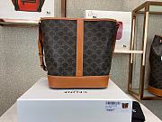 CELINE SMALL BUCKET TAN 191442 SIZE 20 × 22 × 13 CM - 1