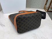 CELINE SMALL BUCKET TAN 191442 SIZE 20 × 22 × 13 CM - 3