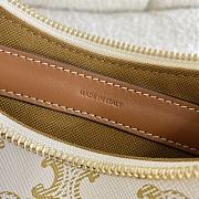 CELINE AVA BAG WHITE 193952 SIZE 23 × 14 × 7 CM - 4