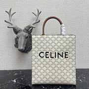 CELINE MINI VERTICAL CABAS TAN 194372 SIZE 17 × 21 × 4 CM - 1